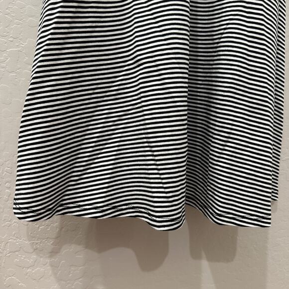 NWT Nordstrom Black & White Stripe Twirl Dress - Picture 3 of 8